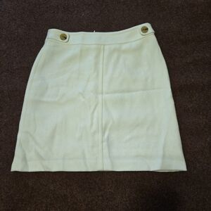 Moyodo Skirt Size Small/Medium 28in Waist Ivory Lined